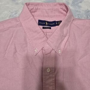 Ralph Lauren Men's Pink Button Down Shirt